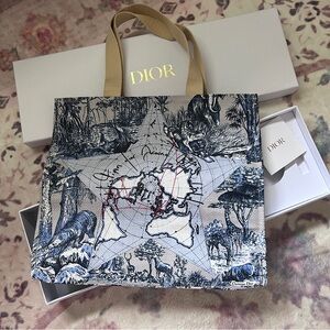 BRAND NEW Dior Tote with World Map Design